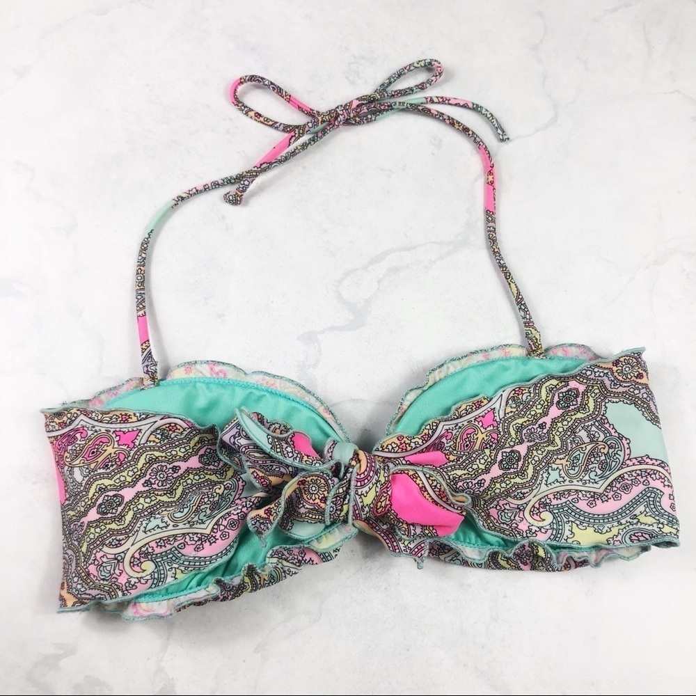 [VS] Ruffled Strapless Bikini Top - Picture 3 of 4